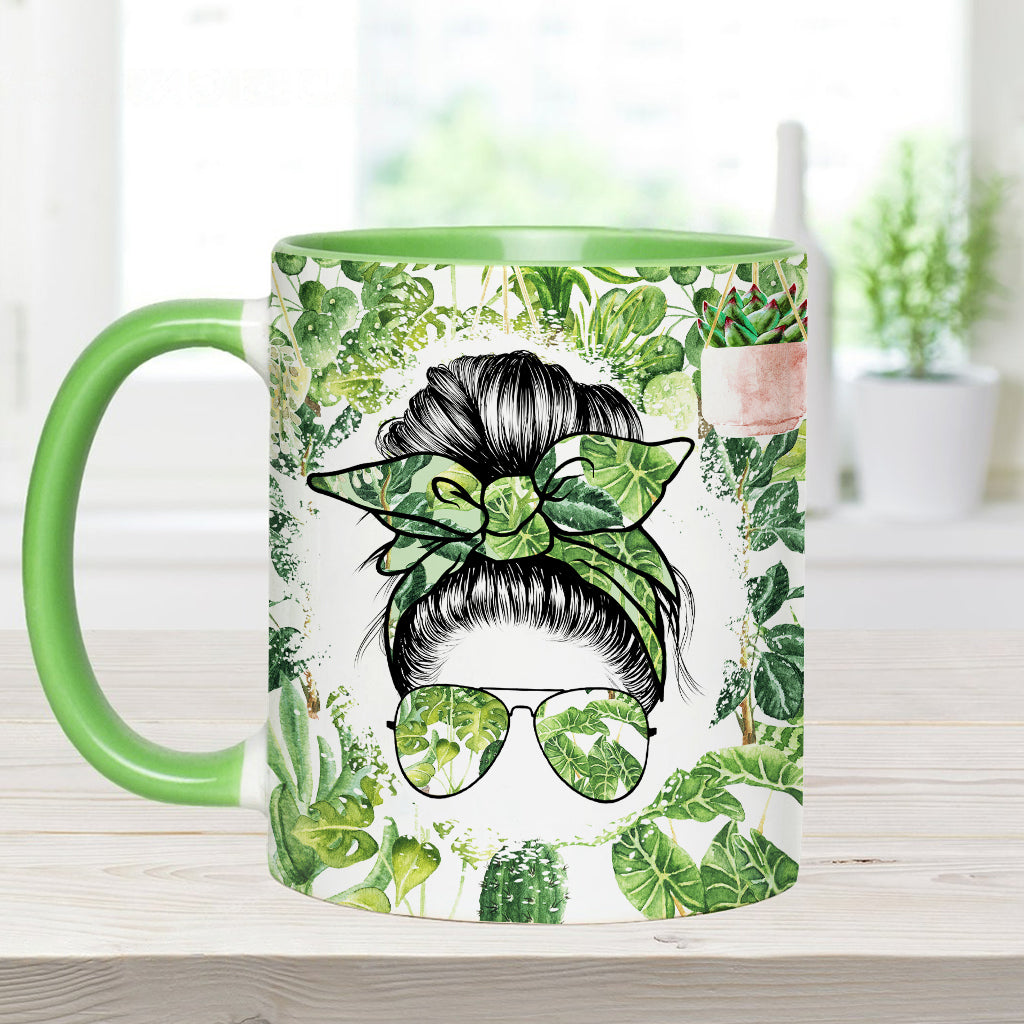 I'm A Plantaholic With Any Name - Personalized Gardening Accent Mug