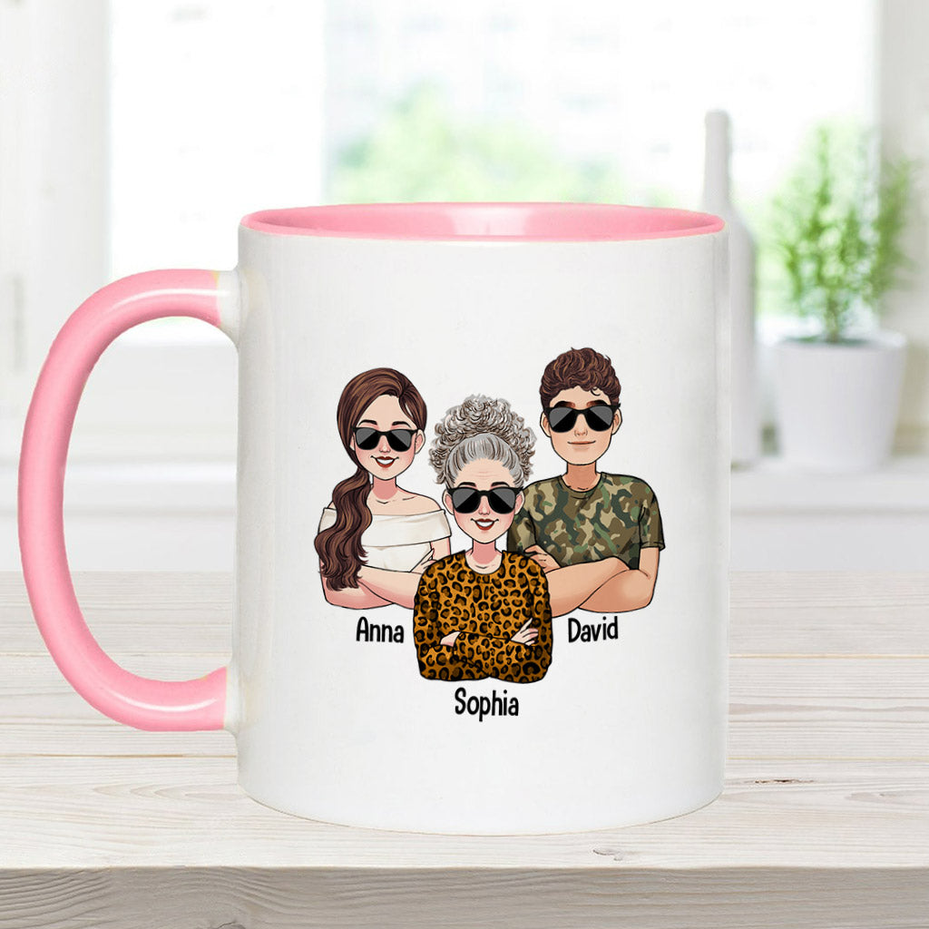 A Mug From Your Son/ Daughter - Personalized Mother Accent Mug
