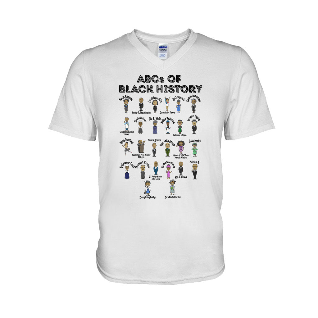 ABCs Of Black History - Personalized African American T-shirt And Hoodie