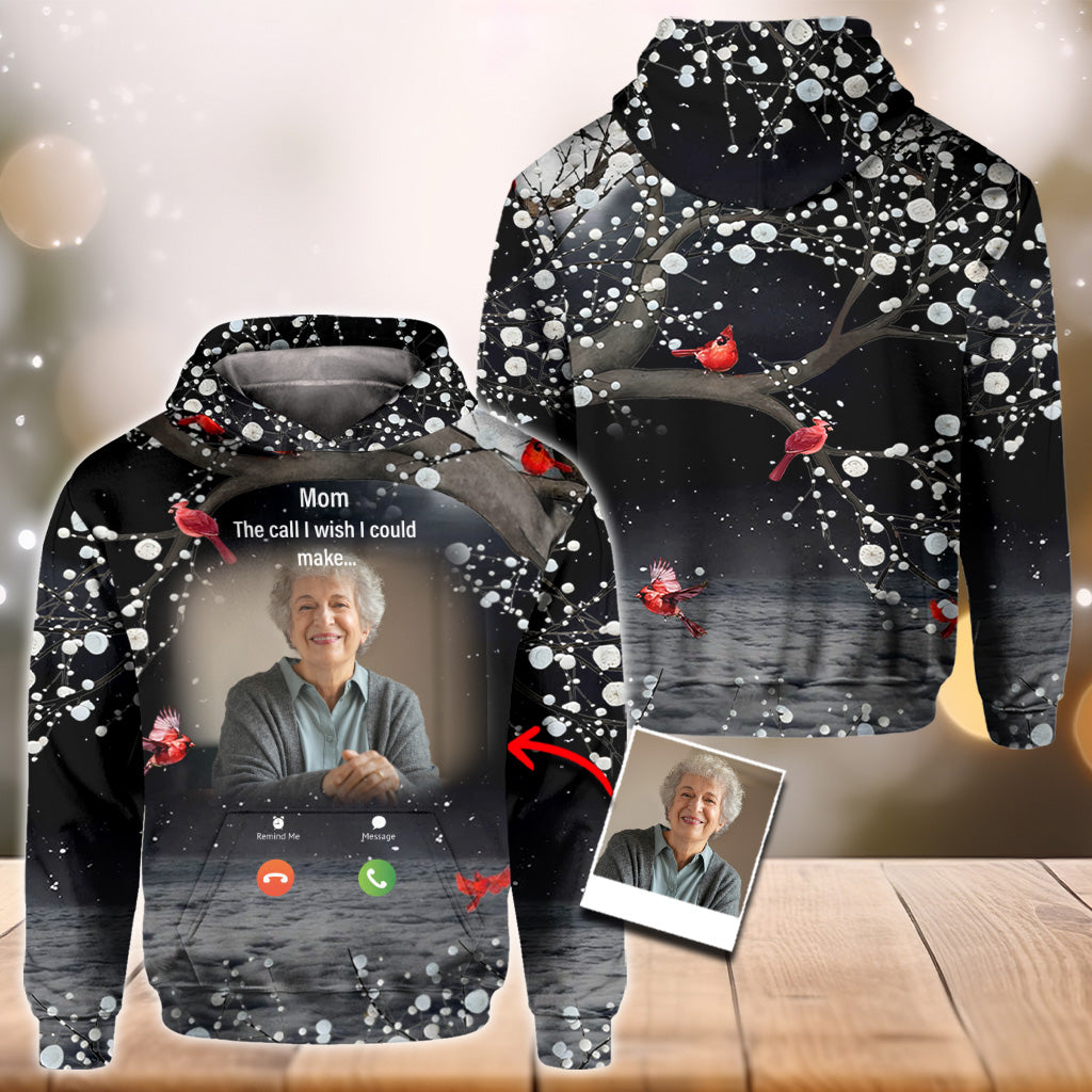 Any Title The Call I wish I Could Make - Personalized Memorial All Over Shirt