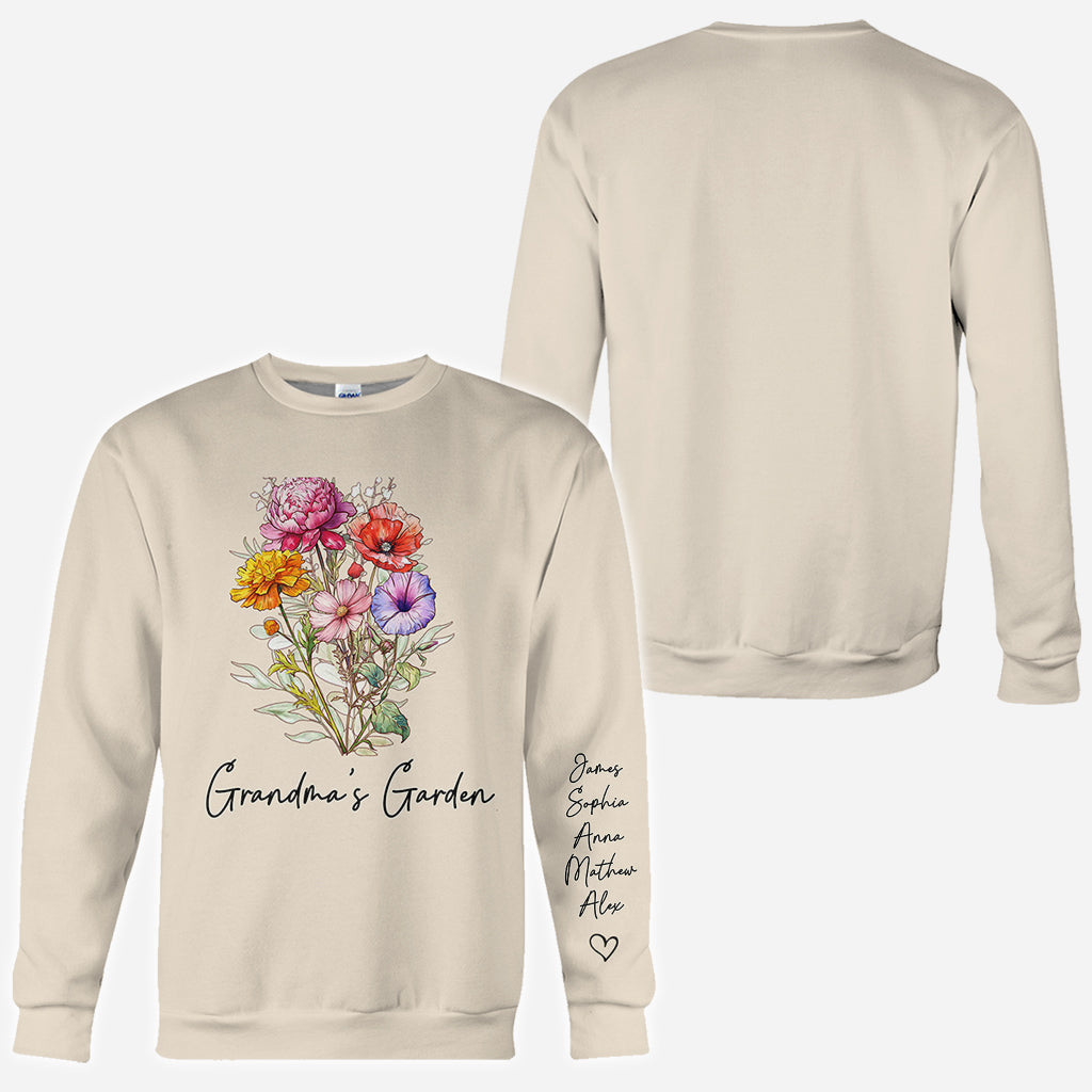 Grandma's Garden - Personalized Grandma All Over Shirt