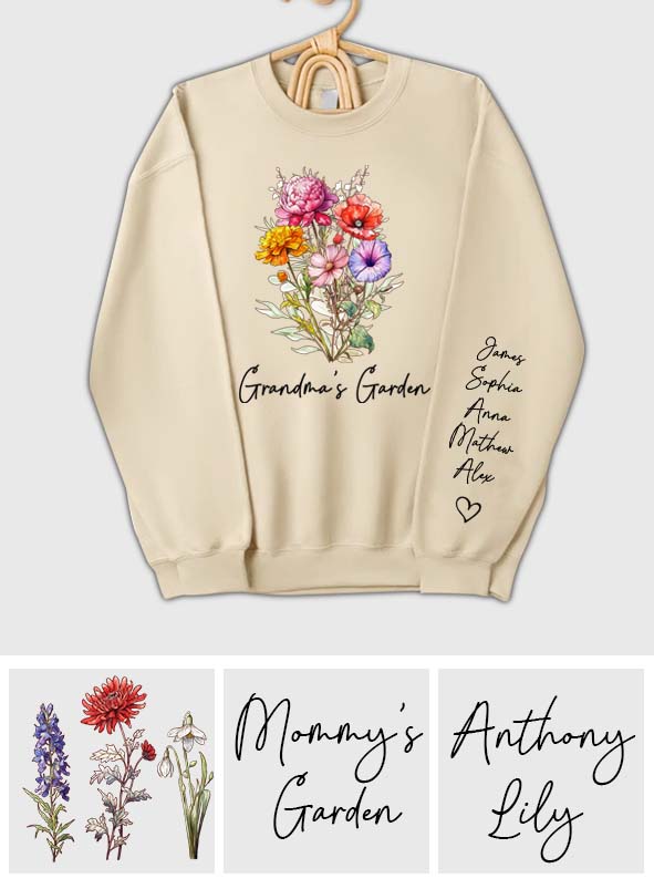 Grandma's Garden - Personalized Grandma All Over Shirt