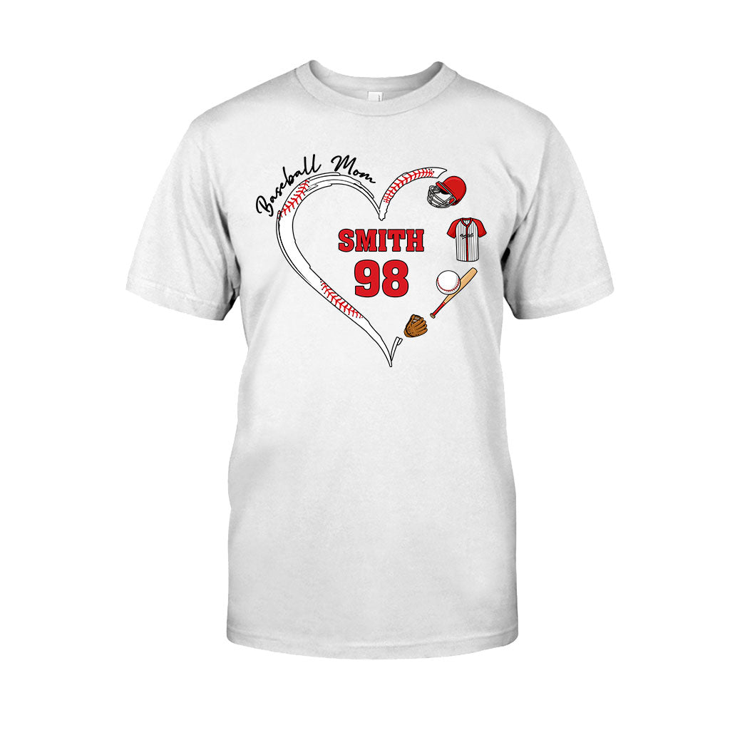 Baseball Mom - Personalized Baseball T-shirt And Hoodie