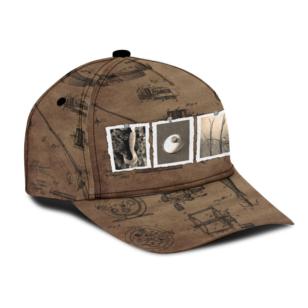Vintage Fishing Custom Name - Personalized Fishing Classic Cap