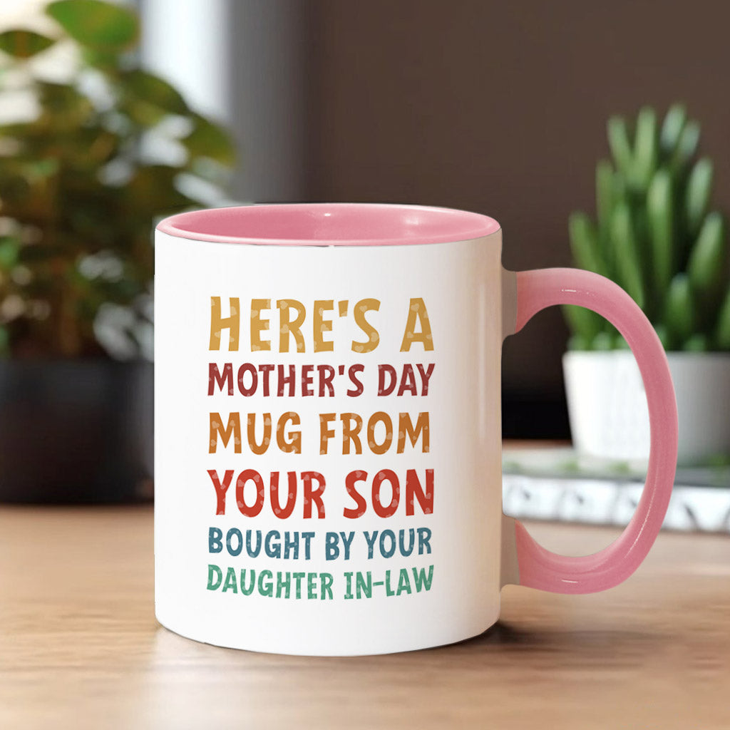 A Mug From Your Son/ Daughter - Personalized Mother Accent Mug