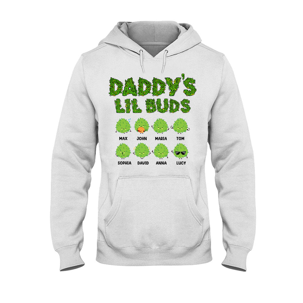 Daddy's Lil Buds - Personalized Weed T-shirt And Hoodie
