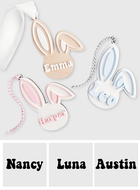 Easter Basket Tag - Personalized Easter Day Easter Basket Tag