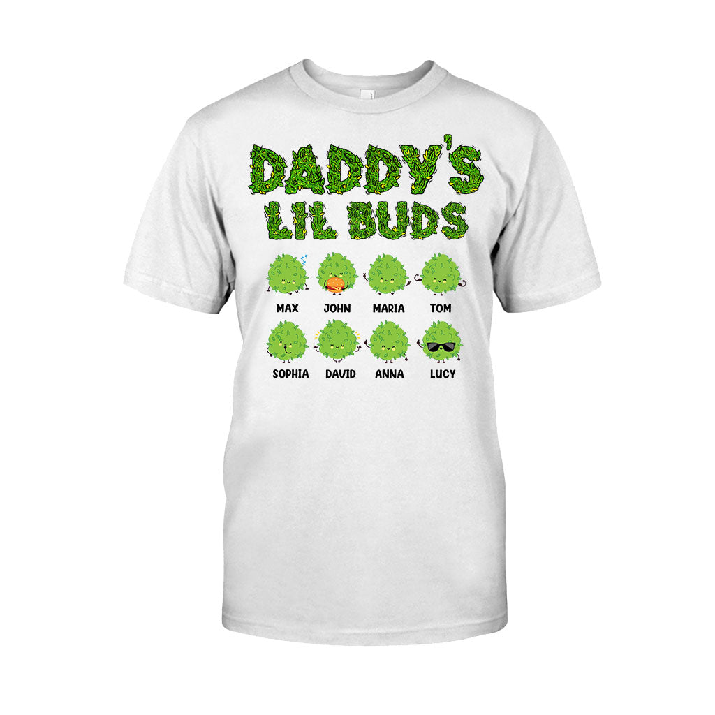 Daddy's Lil Buds - Personalized Weed T-shirt And Hoodie