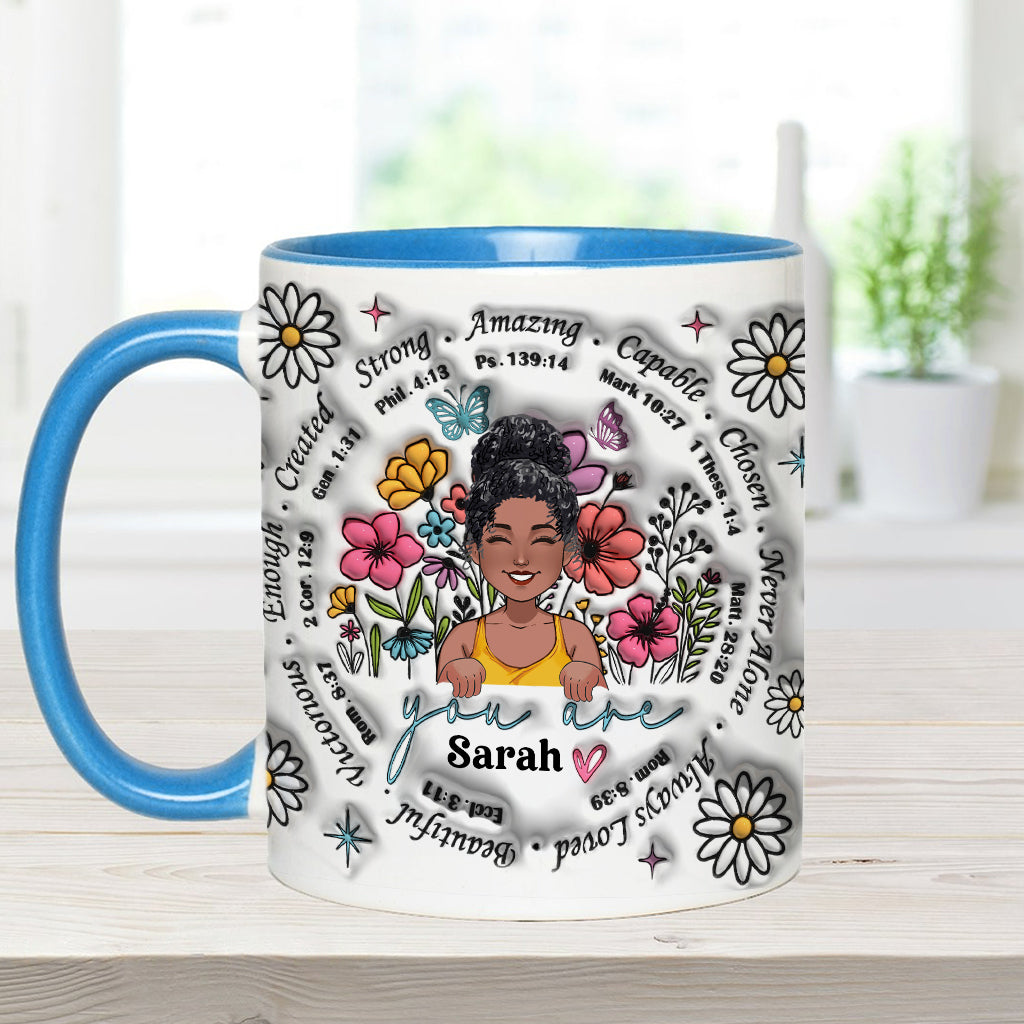 God Says You Are - Personalized African American Accent Mug