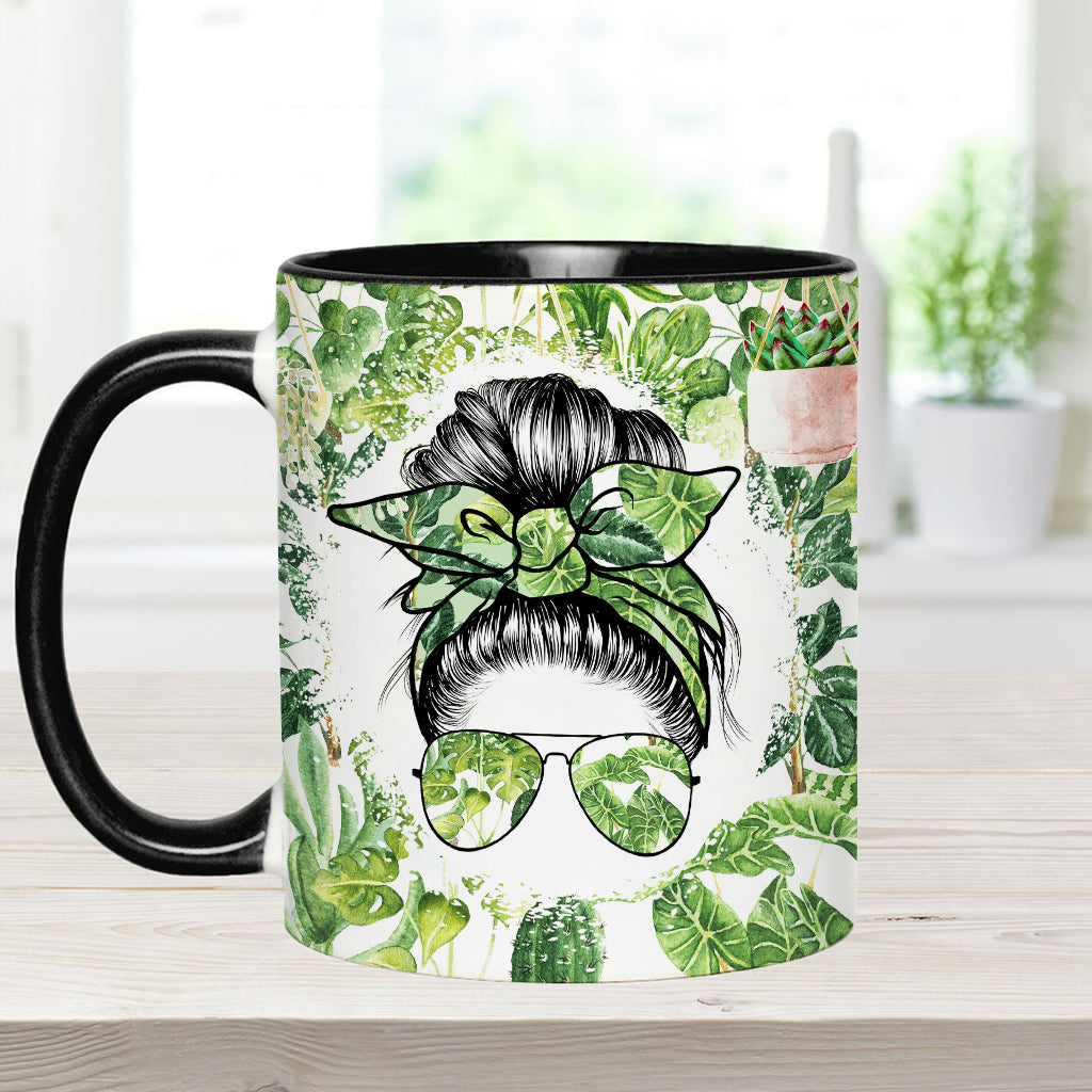 I'm A Plantaholic With Any Name - Personalized Gardening Accent Mug