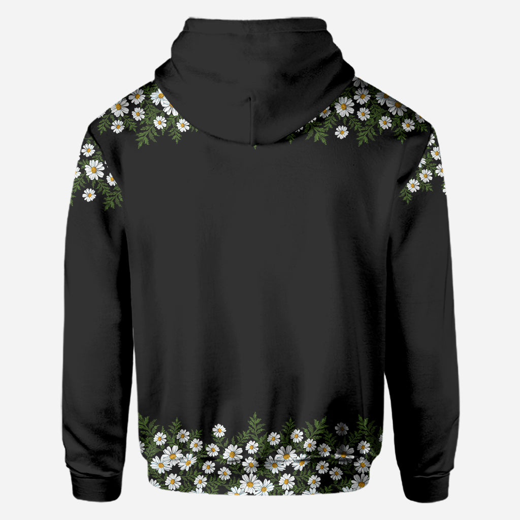 First Mom Now Grandma Bear Daisy - Personalized Grandma All Over Shirt