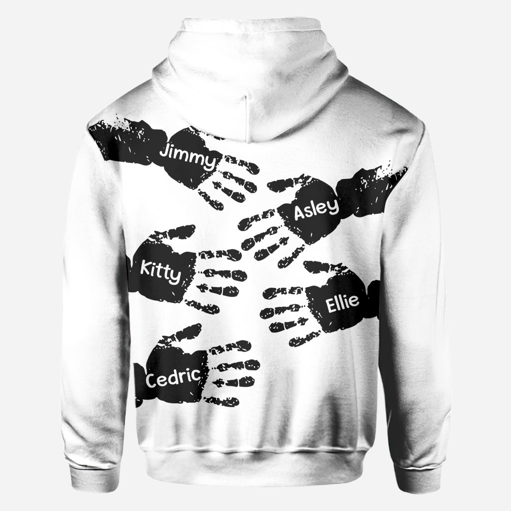 Only Awesome Nana Get Hug Alot - Personalized Grandma All Over Shirt