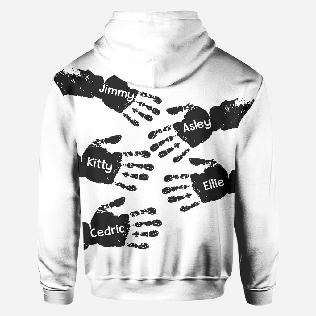 Only Awesome Nana Get Hug Alot - Personalized Grandma All Over Shirt