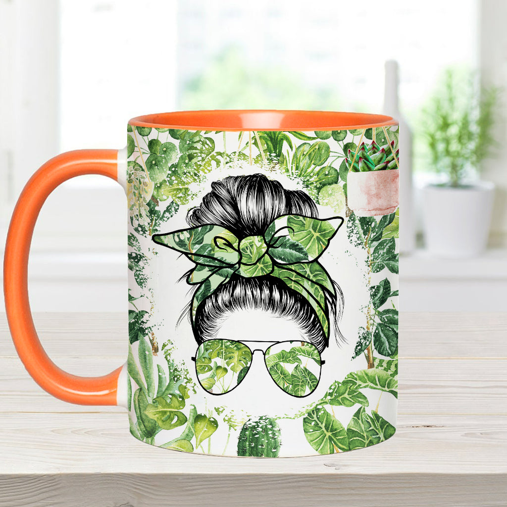 I'm A Plantaholic With Any Name - Personalized Gardening Accent Mug