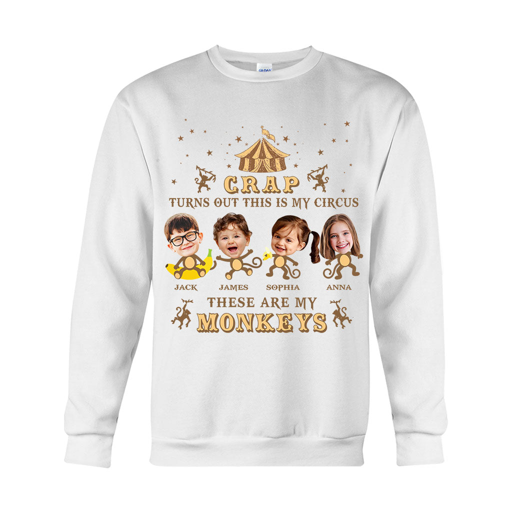 This Is My Circus These Are My Monkeys - Personalized Mother T-shirt And Hoodie