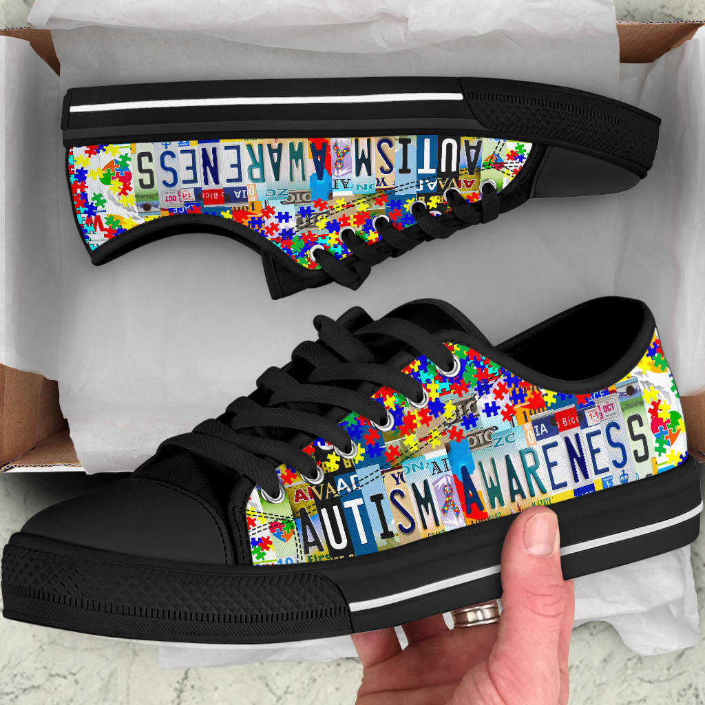 Autism Awareness Low Top Shoes 0921