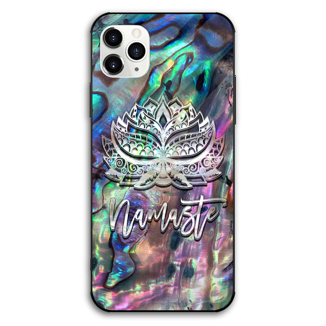 Namaste Seashell Pattern Print Phone Case