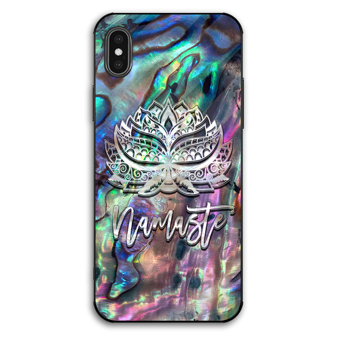 Namaste Seashell Pattern Print Phone Case