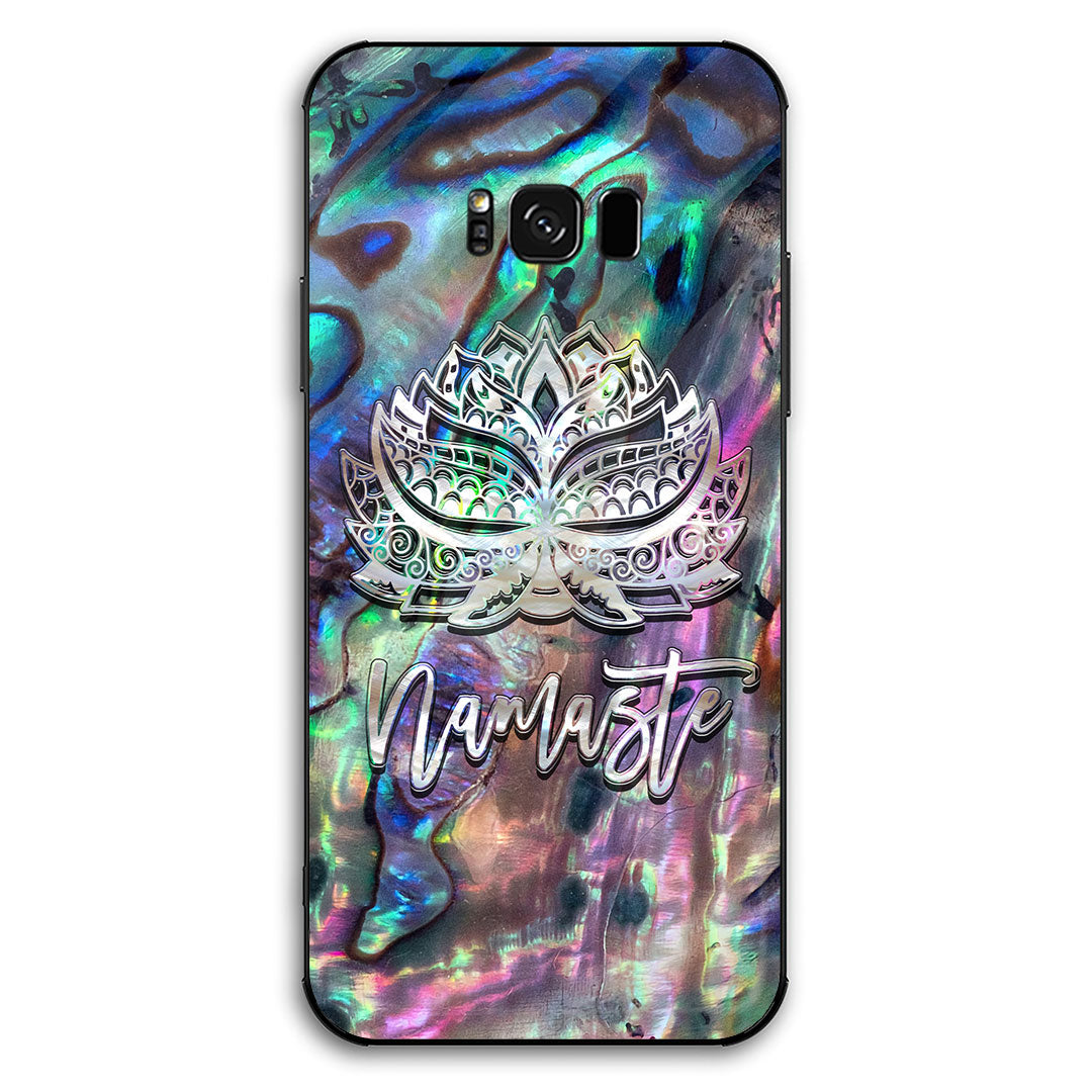 Namaste Seashell Pattern Print Phone Case