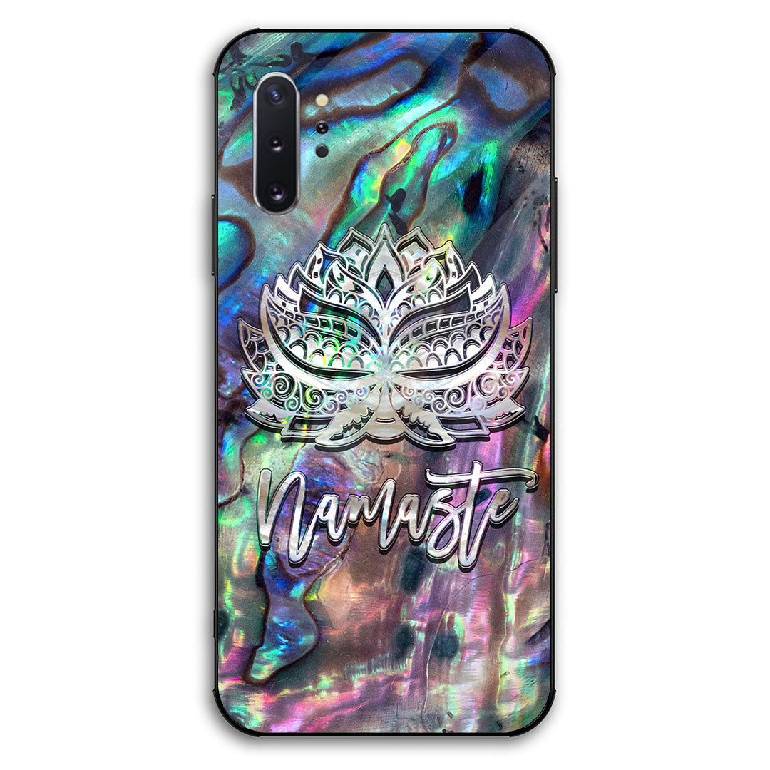 Namaste Seashell Pattern Print Phone Case