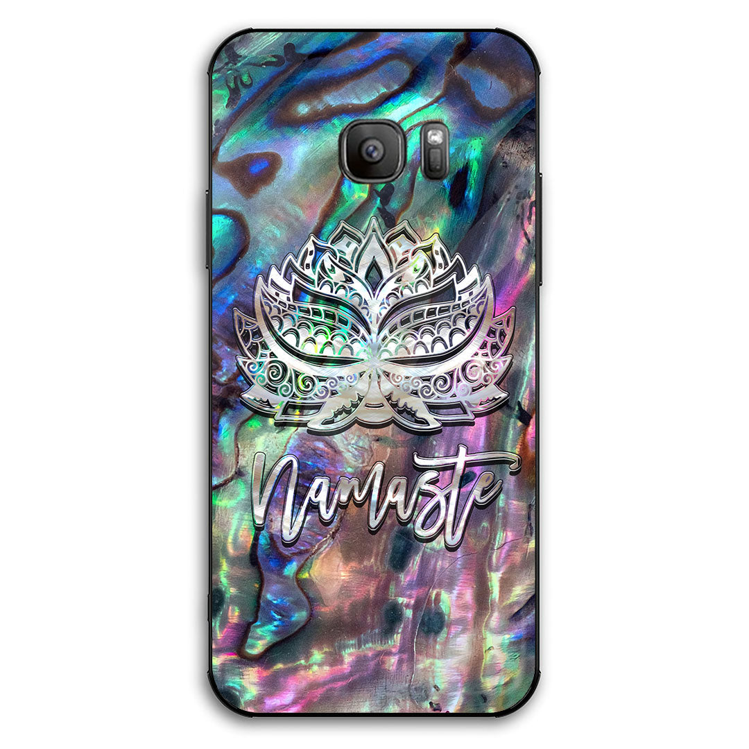 Namaste Seashell Pattern Print Phone Case