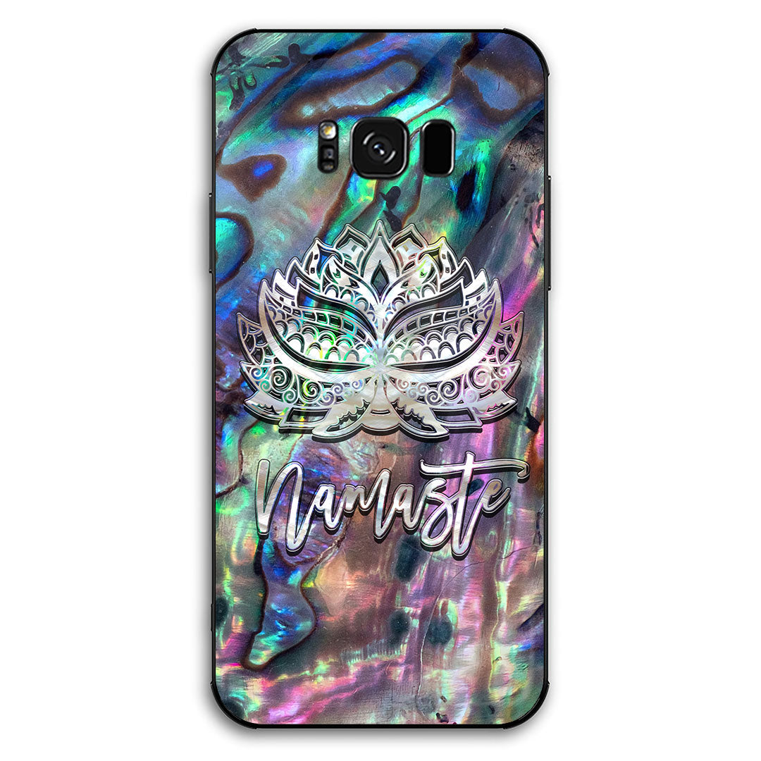 Namaste Seashell Pattern Print Phone Case