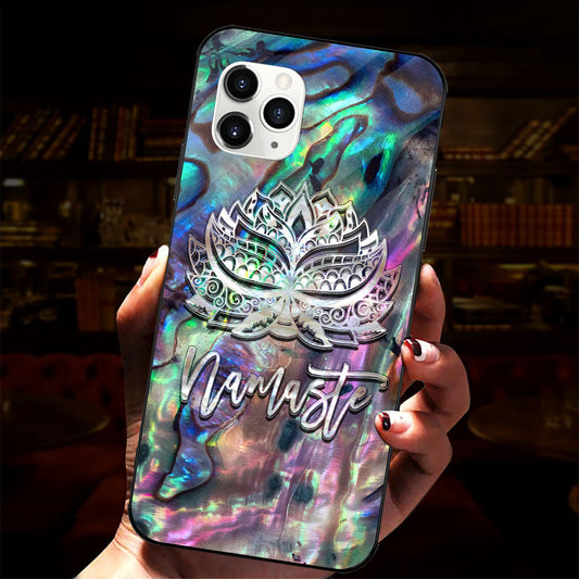 Namaste Seashell Pattern Print Phone Case