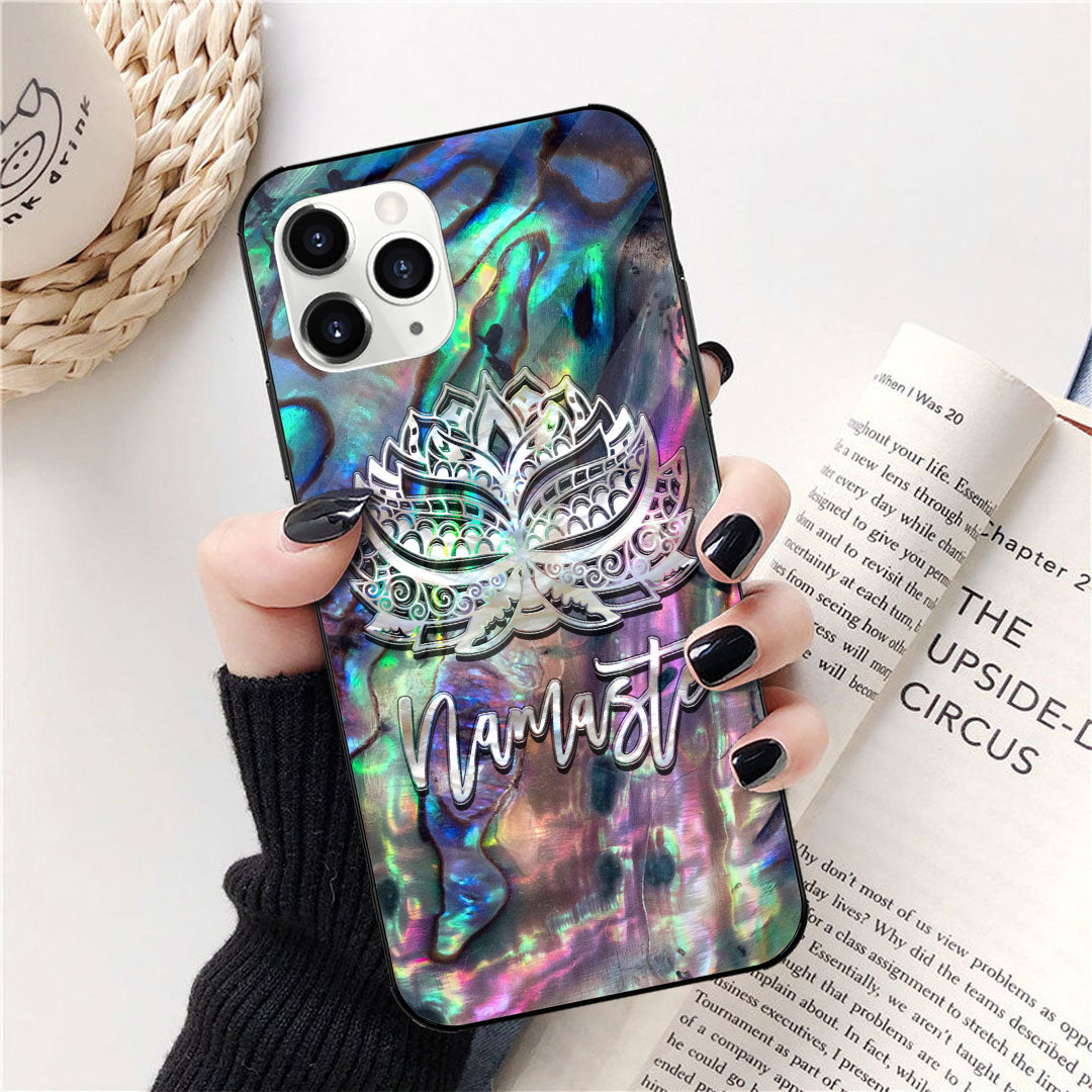 Namaste Seashell Pattern Print Phone Case