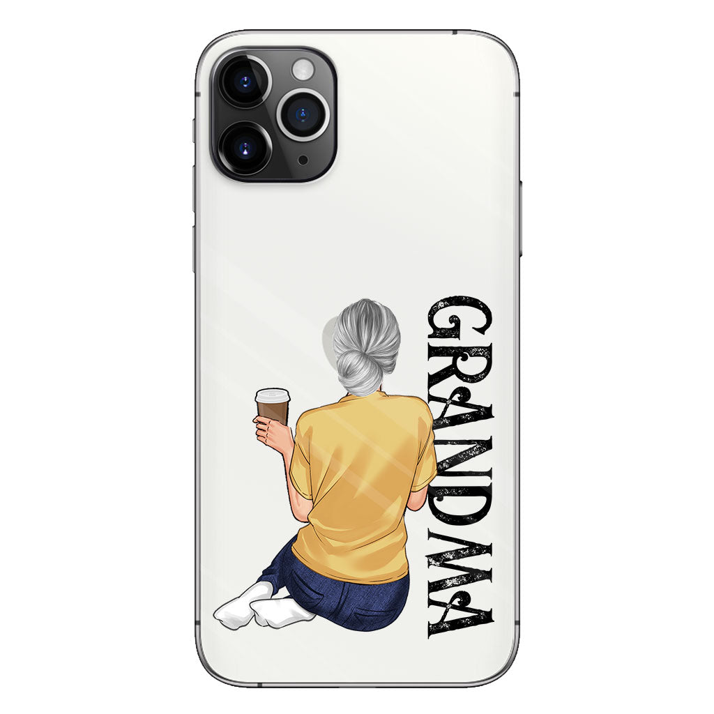 Best Nana Ever - Personalized Grandma Clear Phone Case