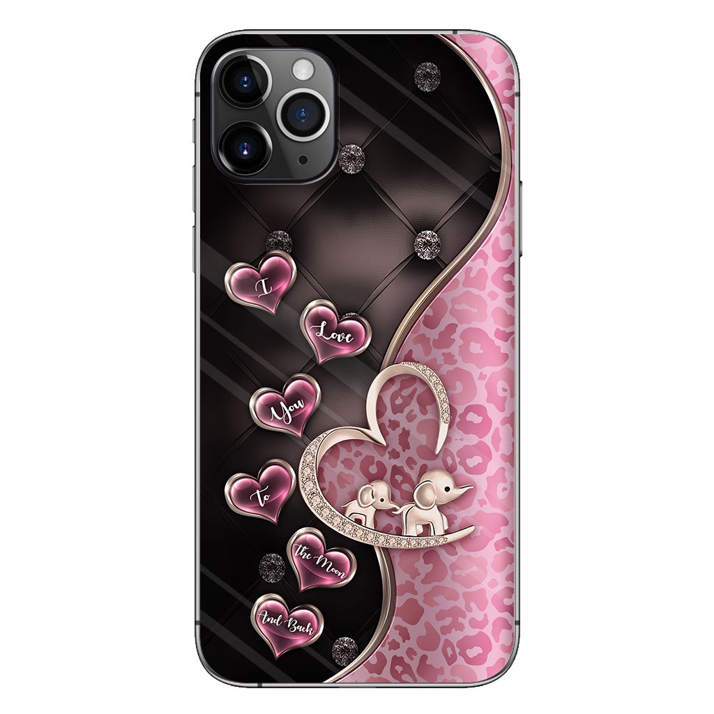 I Love You - Mother's day Elephant Phone Case