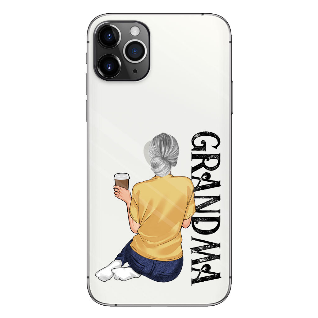 Best Nana Ever - Personalized Grandma Clear Phone Case