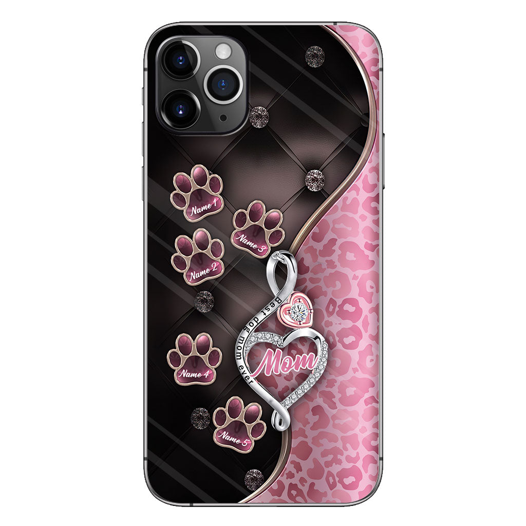 Best Dog Mom Ever Rose Gold - Mother's Day Personalized Dog Phone Case