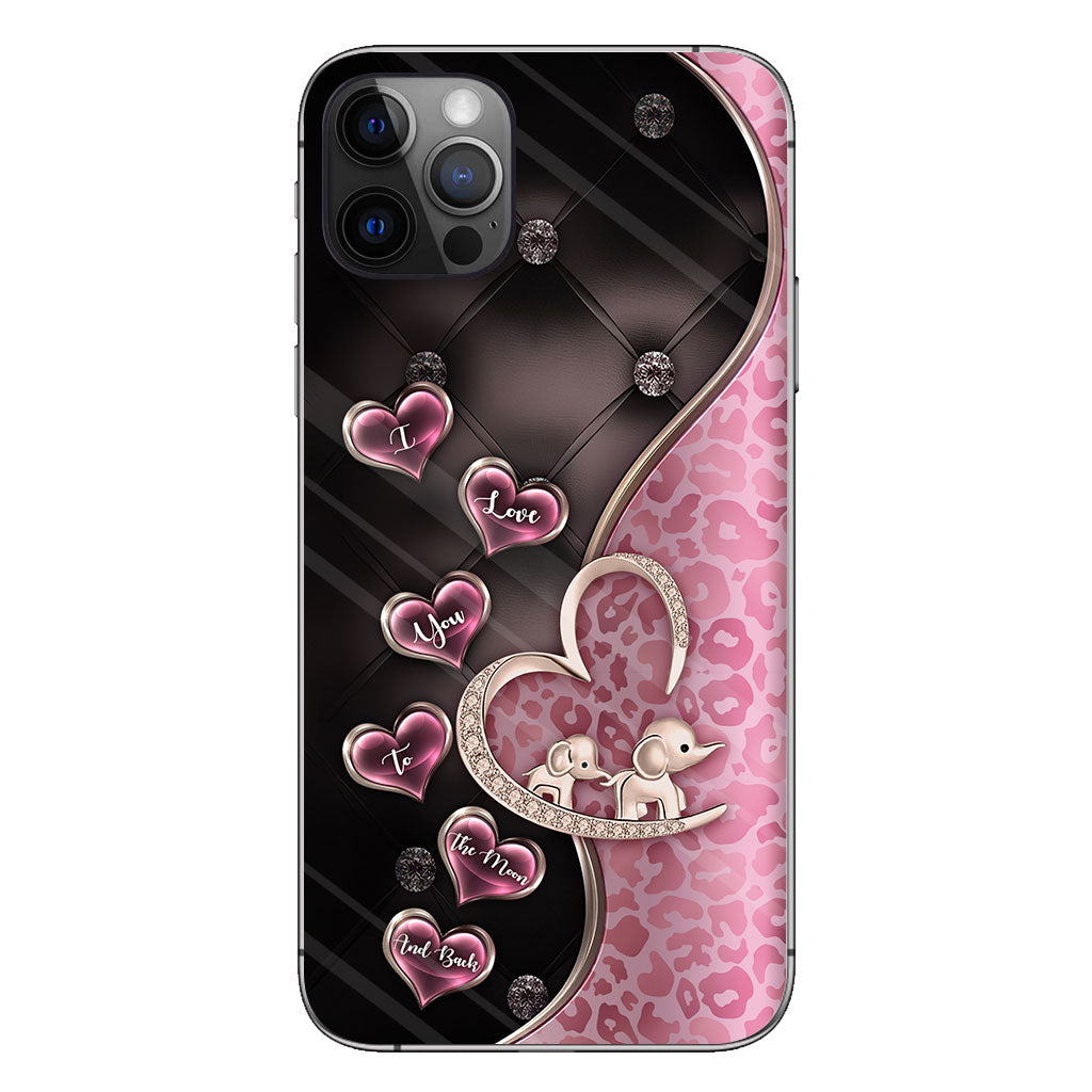 I Love You - Mother's day Elephant Phone Case