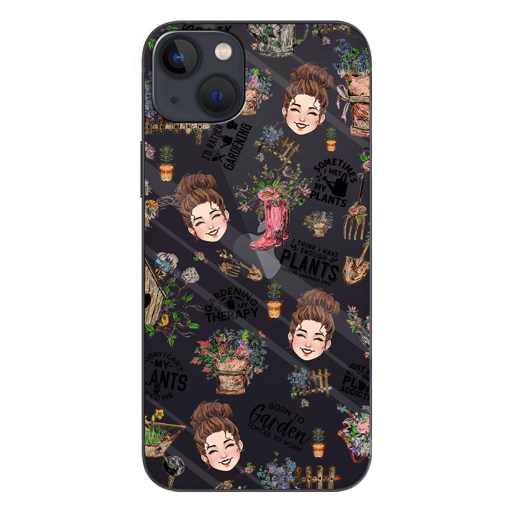 I Did Gardening Since Birth - Personalized Gardening Clear Phone Case