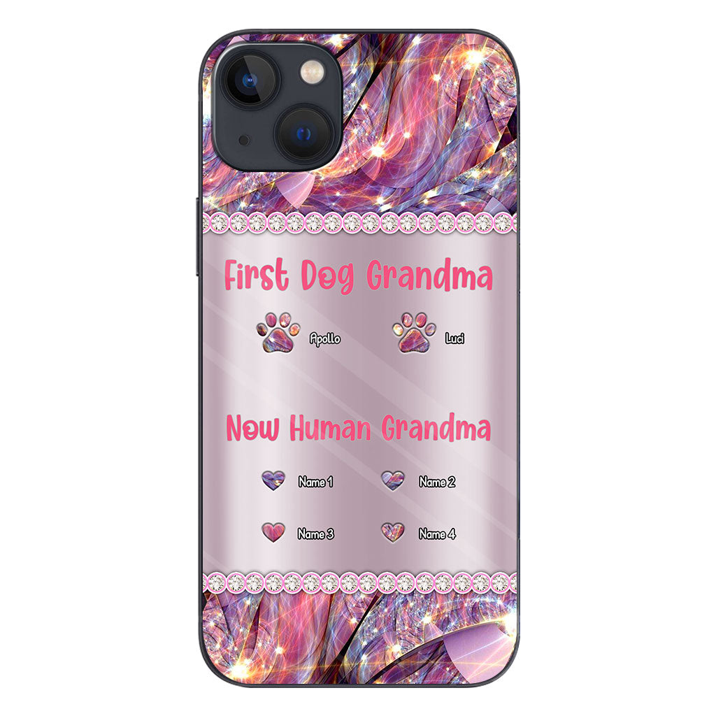 Dog Grandma Human - Personalized Mother's Day Phone Case