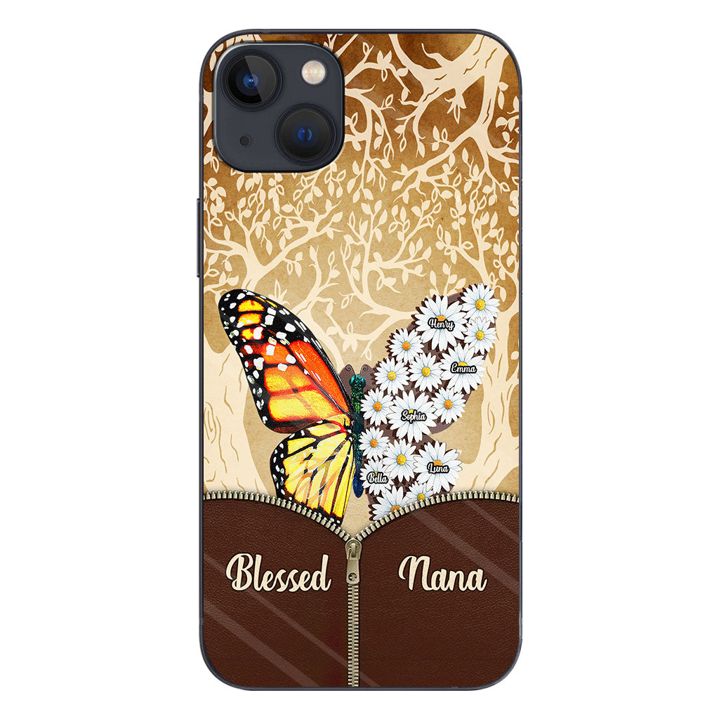 Butterfly Daisy - Personalized Grandma Phone case