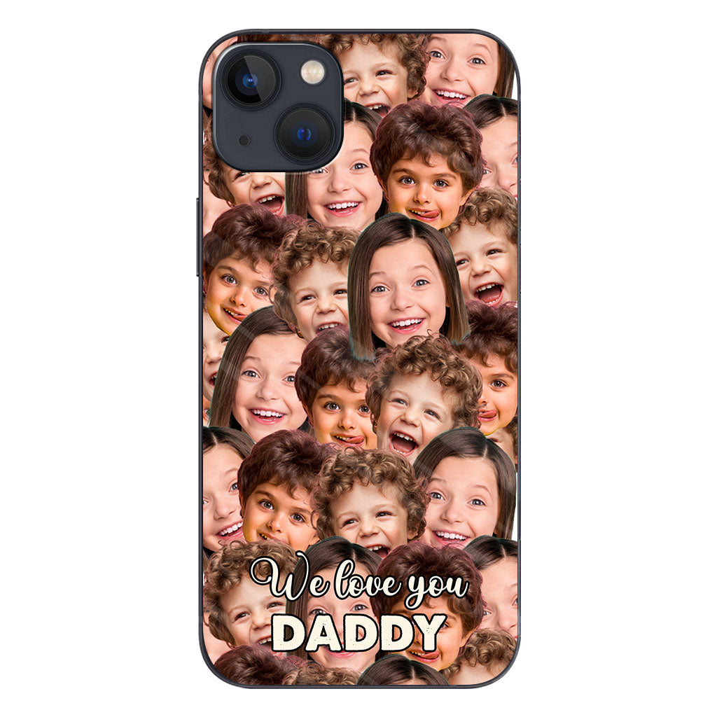 Love You Dad - Gift for dad, grandma, grandpa, mom, uncle, aunt, brother, sister, son, daughter, granddaughter, grandson, husband, wife, boyfriend, girlfriend - Personalized Phone Case