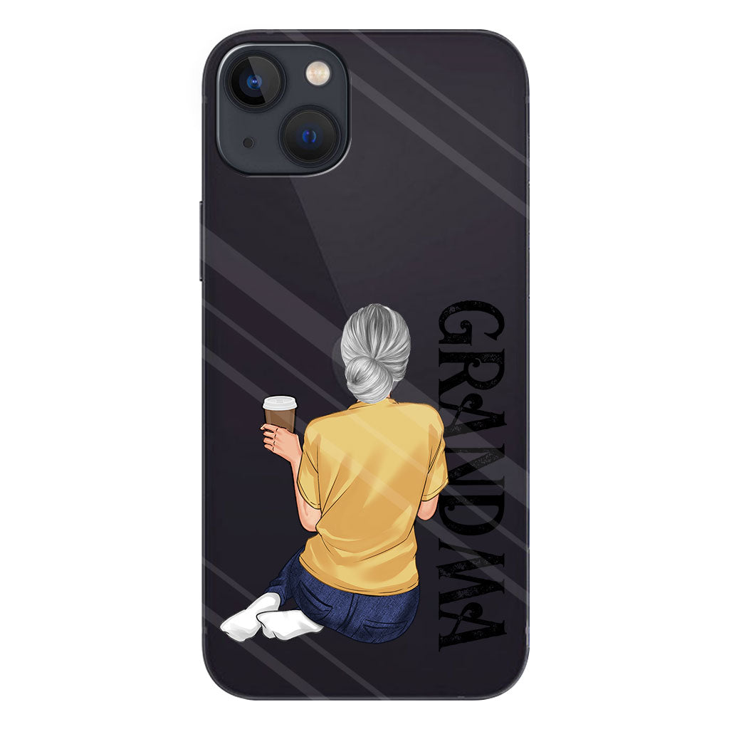 Best Nana Ever - Personalized Grandma Clear Phone Case