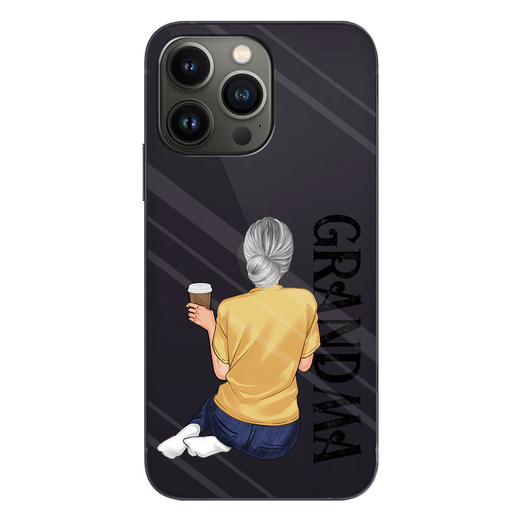 Best Nana Ever - Personalized Grandma Clear Phone Case