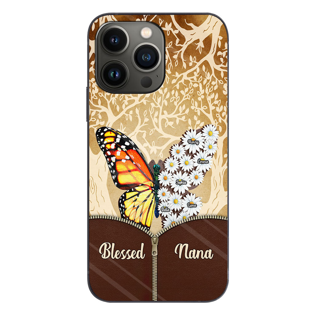 Butterfly Daisy - Personalized Grandma Phone case