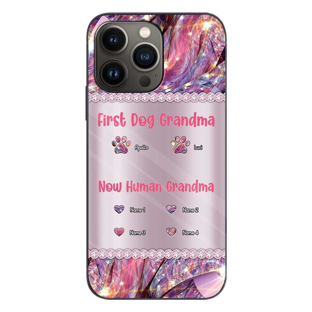 Dog Grandma Human - Personalized Mother's Day Phone Case