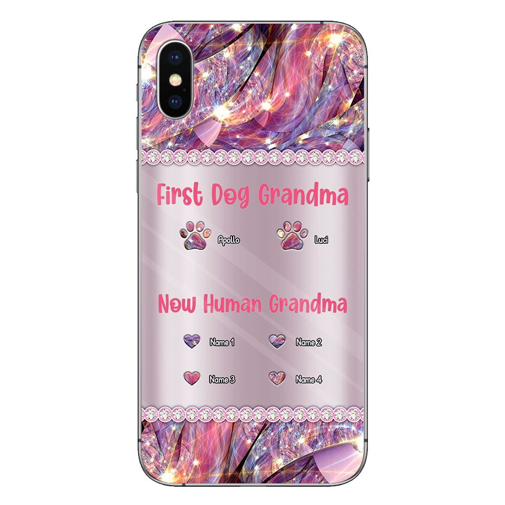 Dog Grandma Human - Personalized Mother's Day Phone Case