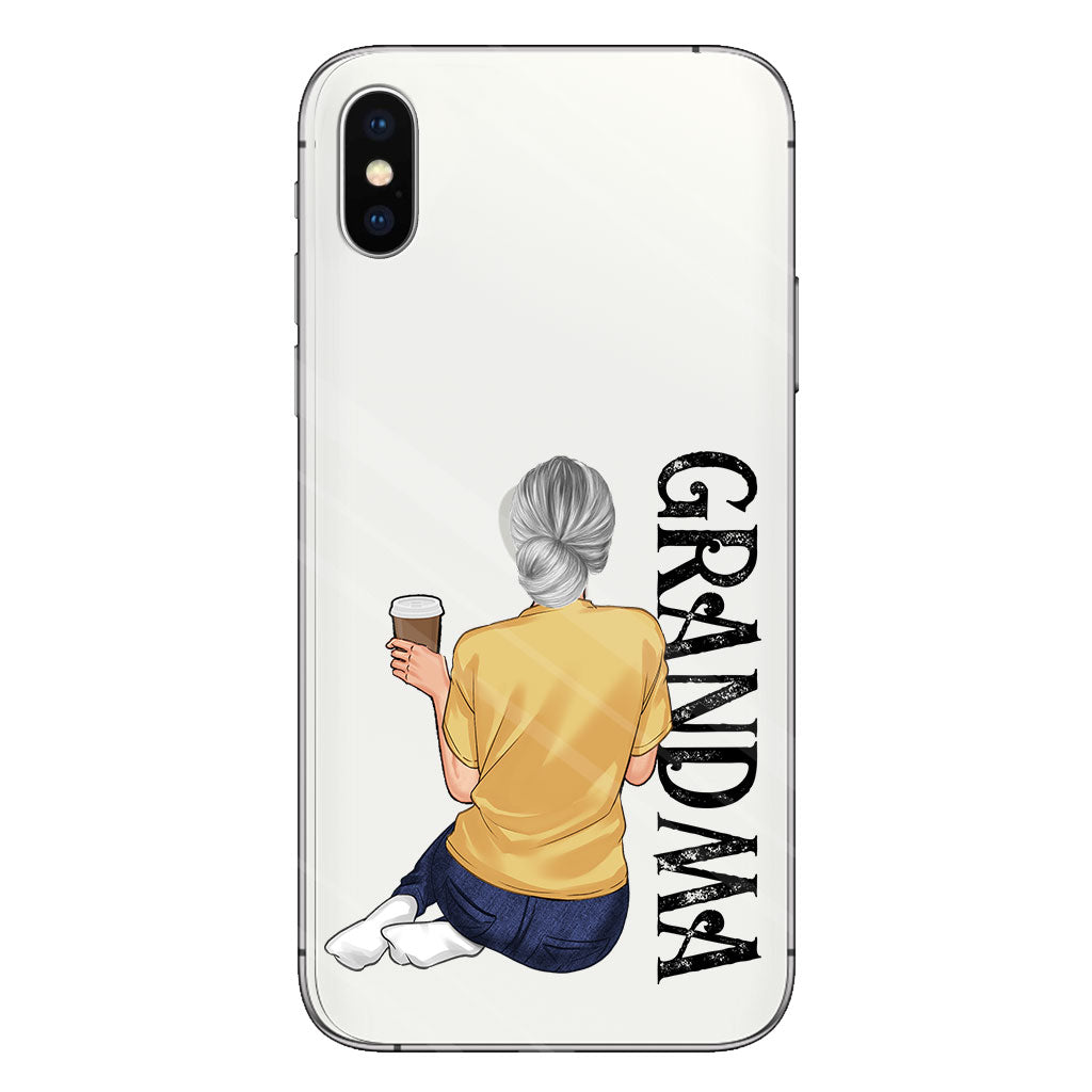 Best Nana Ever - Personalized Grandma Clear Phone Case