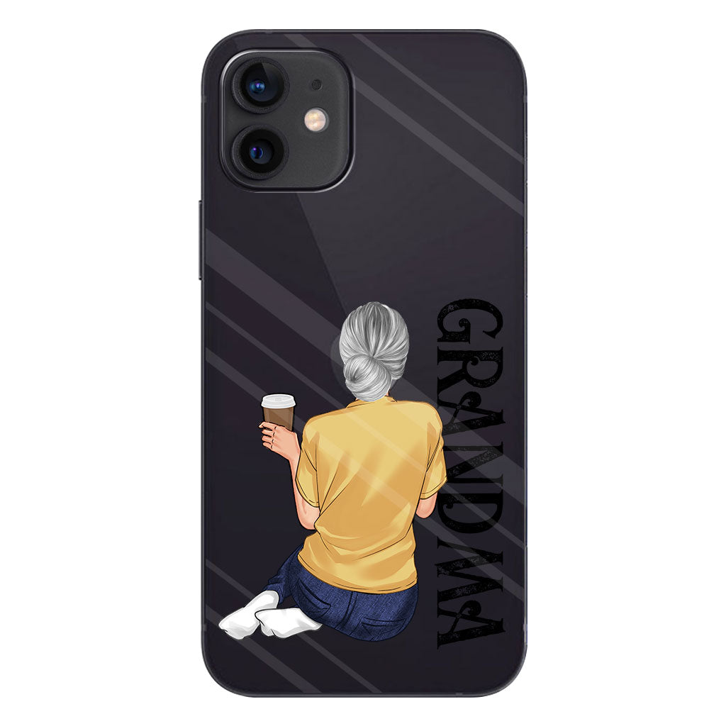Best Nana Ever - Personalized Grandma Clear Phone Case
