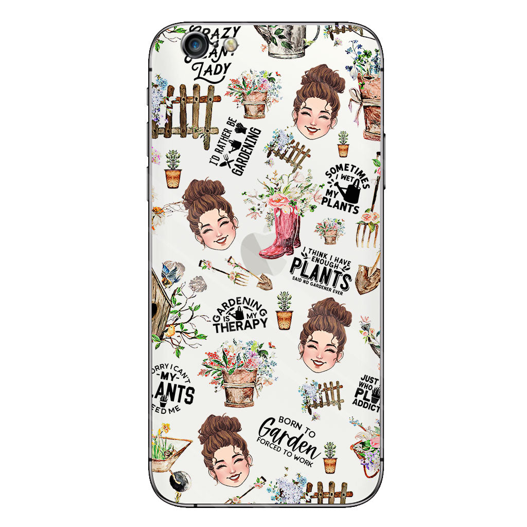 I Did Gardening Since Birth - Personalized Gardening Clear Phone Case