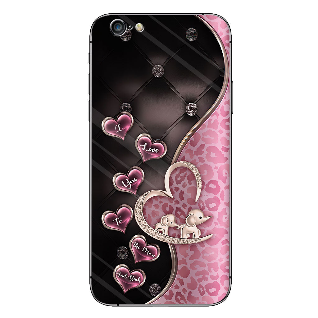 I Love You - Mother's day Elephant Phone Case