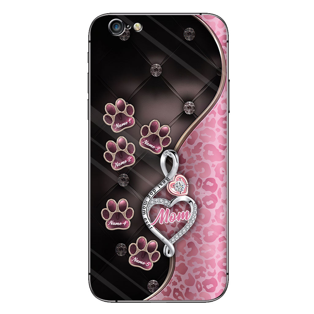 Best Dog Mom Ever Rose Gold - Mother's Day Personalized Dog Phone Case