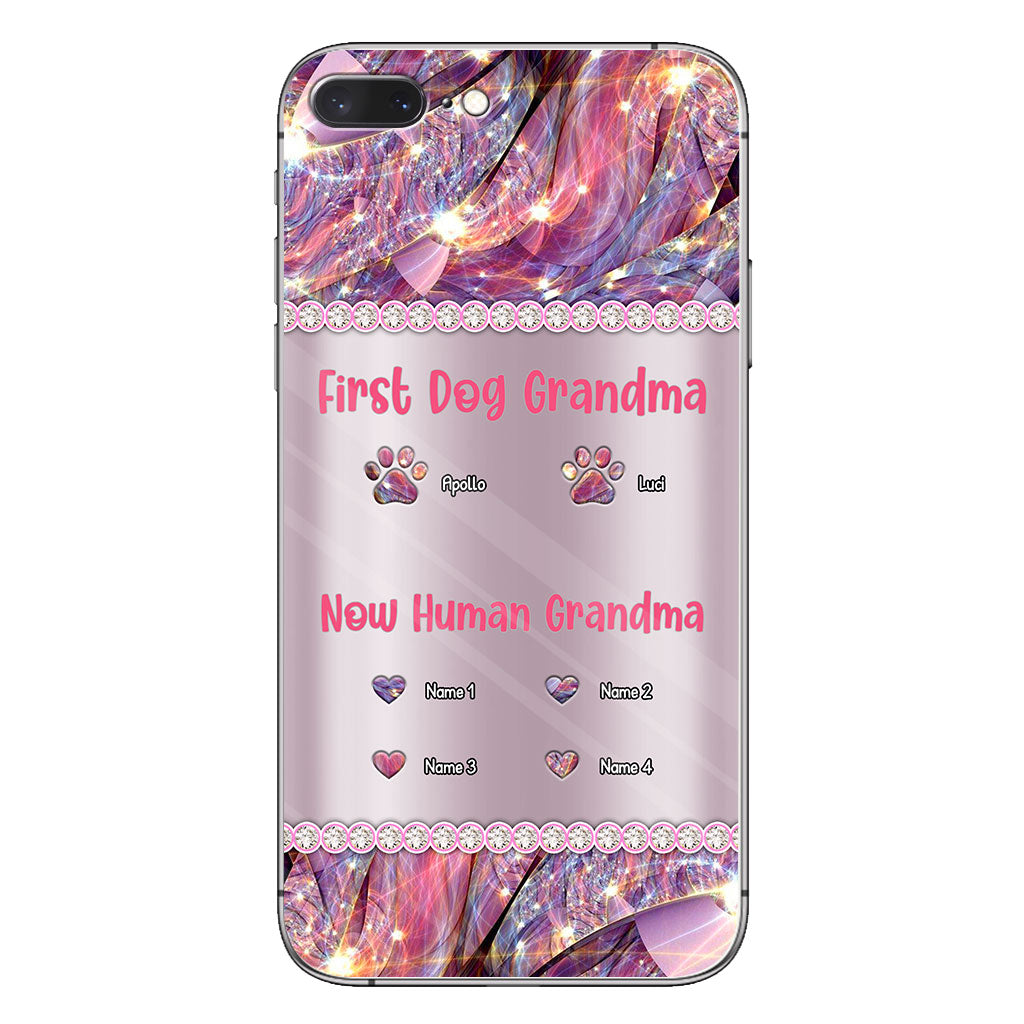 Dog Grandma Human - Personalized Mother's Day Phone Case