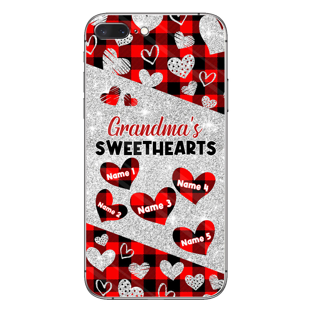 Grandma's Sweethearts - Personalized Valentine Grandma Phone Case