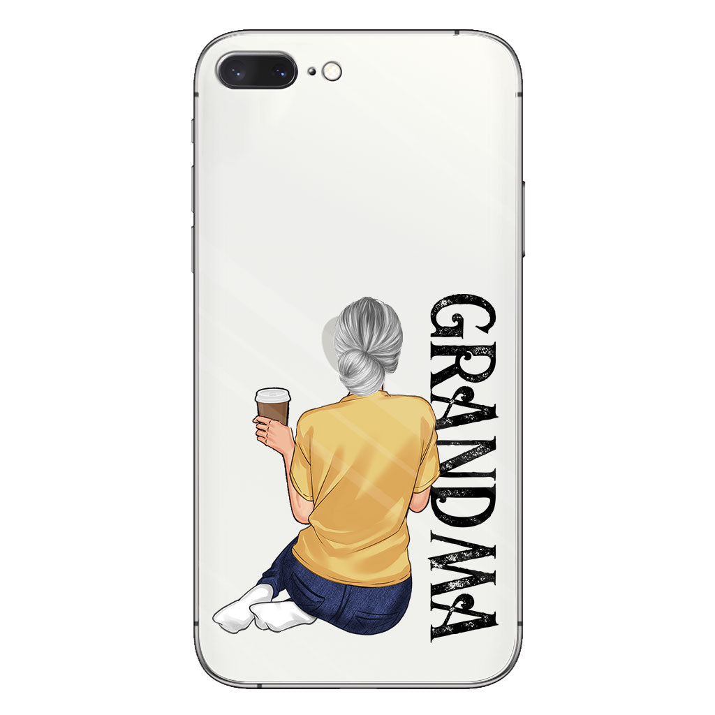 Best Nana Ever - Personalized Grandma Clear Phone Case